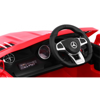 Mercedes AMG SL65 dla dzieci Czerwony + Pilot + Bagażnik + Regulacja siedzenia + MP3 LED + Wolny Start